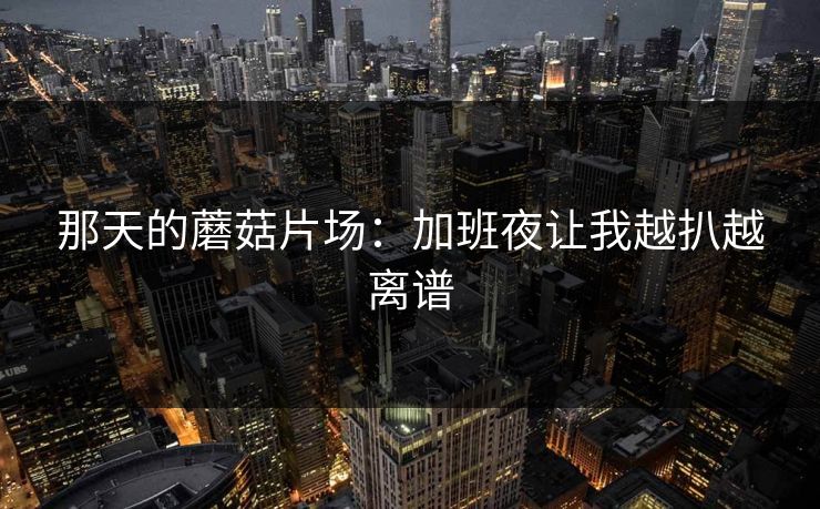 那天的蘑菇片场：加班夜让我越扒越离谱